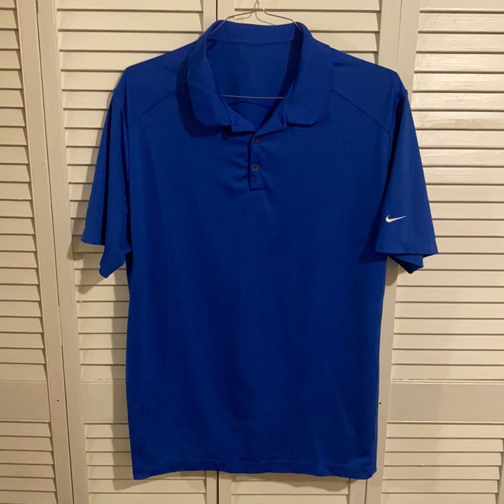 Blue Nike Golf Polo
